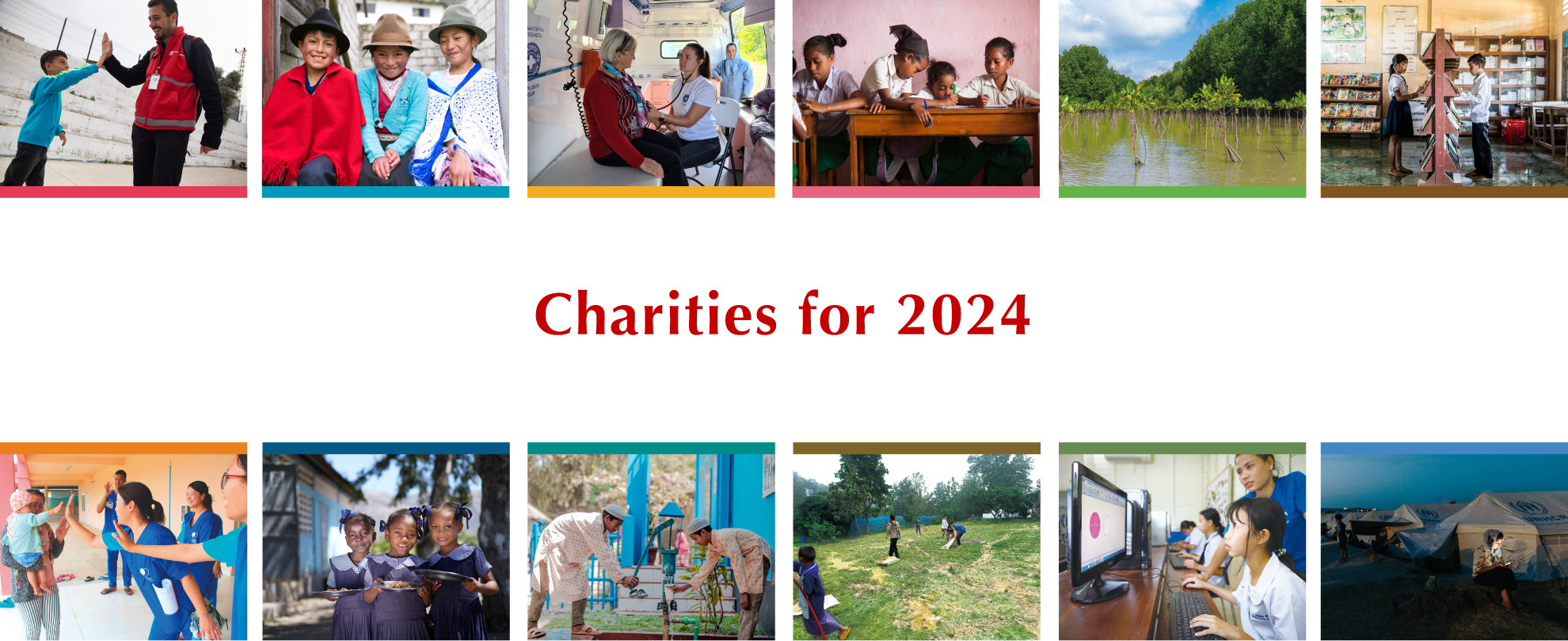 charities for 2024 TH